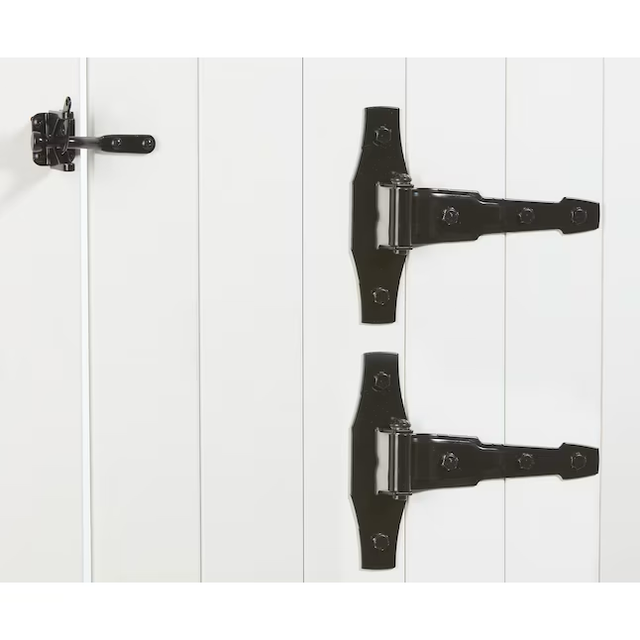 National Hardware 8-in Black Gate Hardware Kit