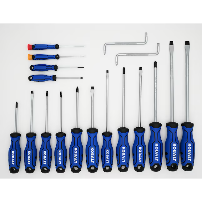 Kobalt 18-Piece Plastic Handle Magnetic Assorted Screwdriver Set