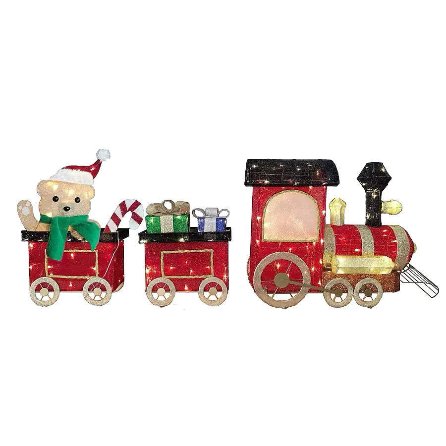 Holiday Living 6.5-ft LED Train with Gifts Decoration