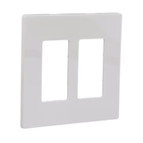 Eaton - Placa de pared decorativa para interiores, tamaño mediano, de policarbonato blanco, 2 unidades