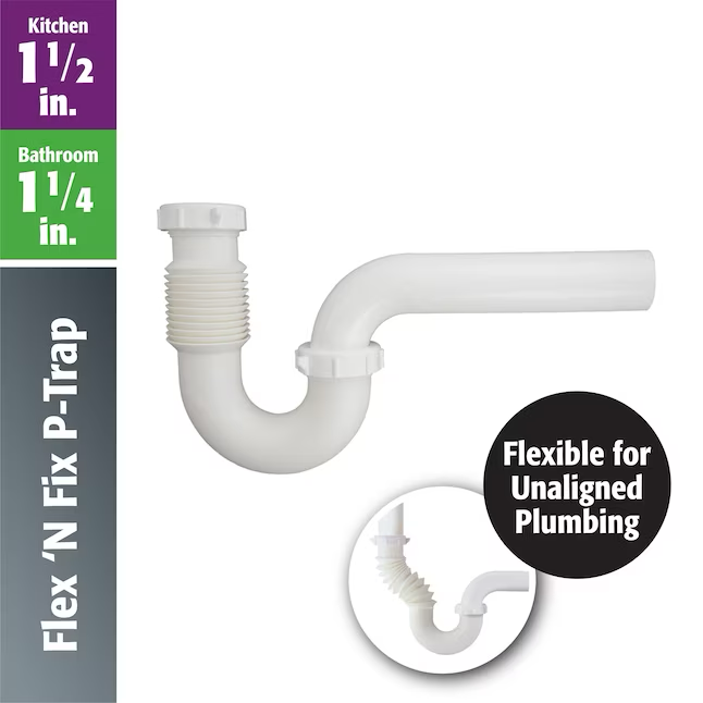 Keeney 1-1/2-in Plastic P-trap