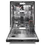 KitchenAid FREEFLEX With Third Rack Top Control 24-in Built-In Dishwasher Third Rack (Black Stainless Steel with Printshield Finish), 44-dBA