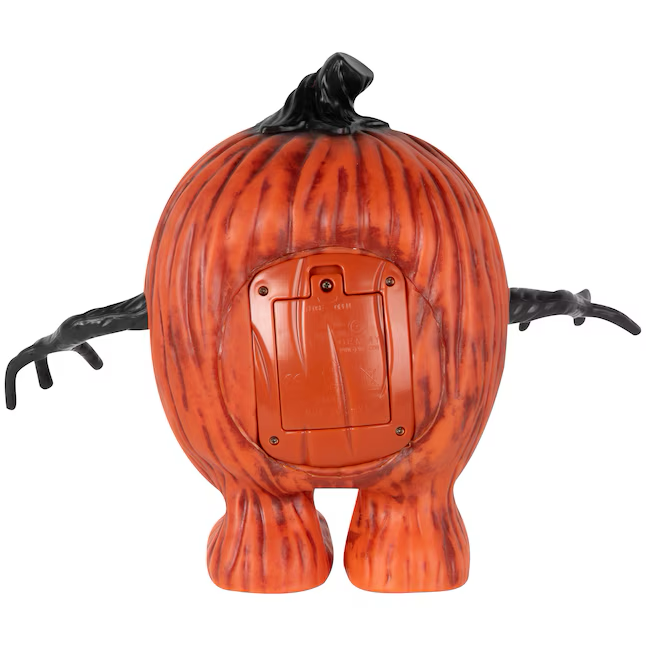 Lámpara de calabaza musical LED de 9,5 pies con forma de conejito animado Haunted Living