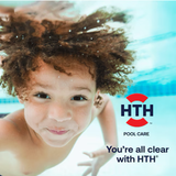 HTH Swimming Pool Advanced Shock - Choque de cloro 4 en 1 para piscinas de sal y cloro - Paquete de 6, 16 oz. Bolsas