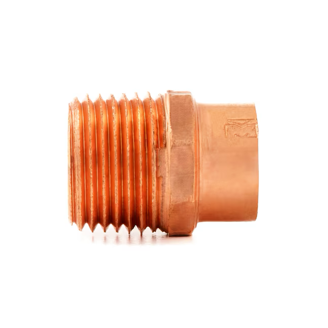 SABER SELECT 1/2-in SWT x 1/2-in MIP Copper Male Adapter