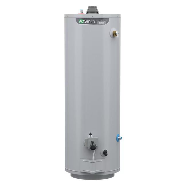 A.O. Smith Signature 100 40-Gallons Tall 6-year Warranty 32000-BTU Natural Gas/Liquid Propane Water Heater