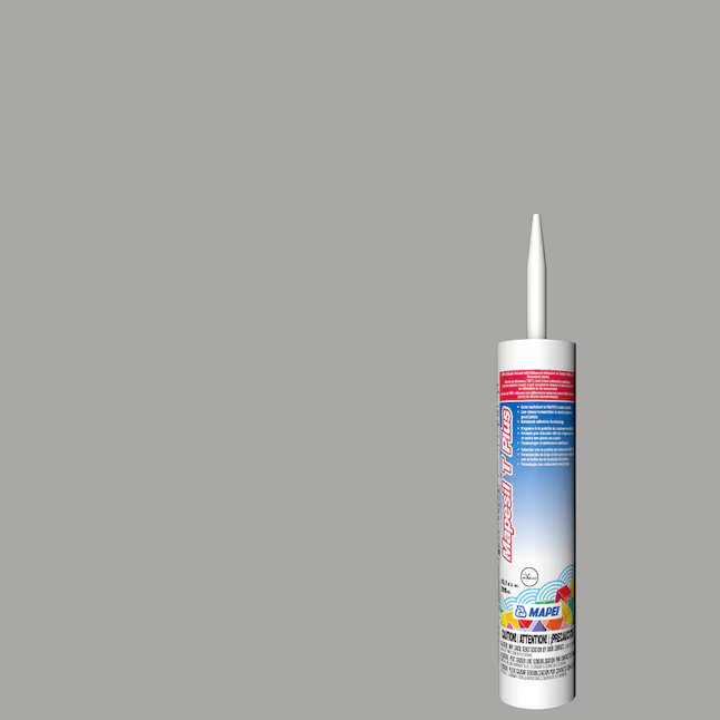 MAPEI Mapesil T Plus 10.1-oz Silver #5027 Silicone Caulk