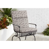 Style Selections 20-in x 21-in Tara Geo Dots Patio Chair Cushion