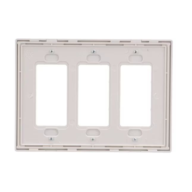 Eaton - Placa de pared decorativa para interiores, tamaño mediano, de policarbonato blanco, 3 unidades