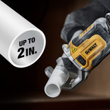 DEWALT IMPACT CONNECT 2-in PVC and Pex Pipe Cutter Attachment