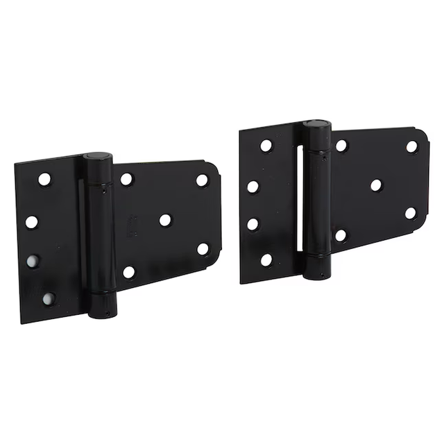 National Hardware 2-Pack 3-1/2-in Black Gate Hinge