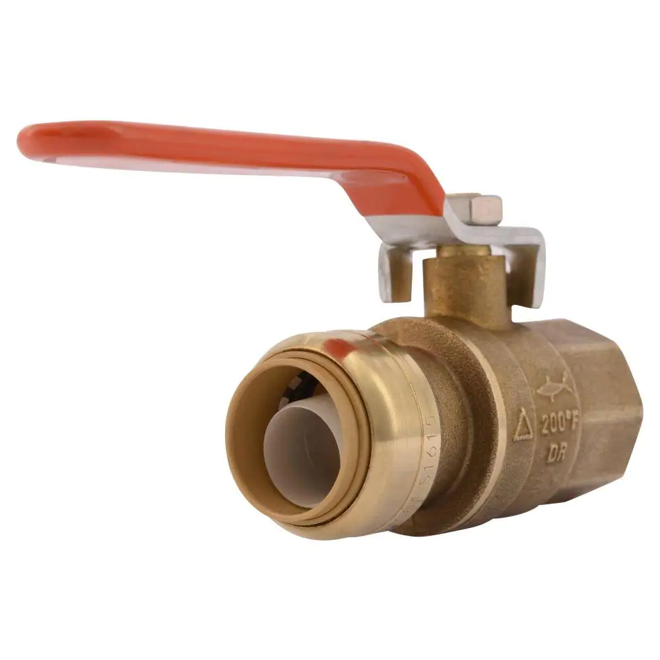 SharkBite 3/4 in. Push-to-Connect x FIP Brass Ball Valve