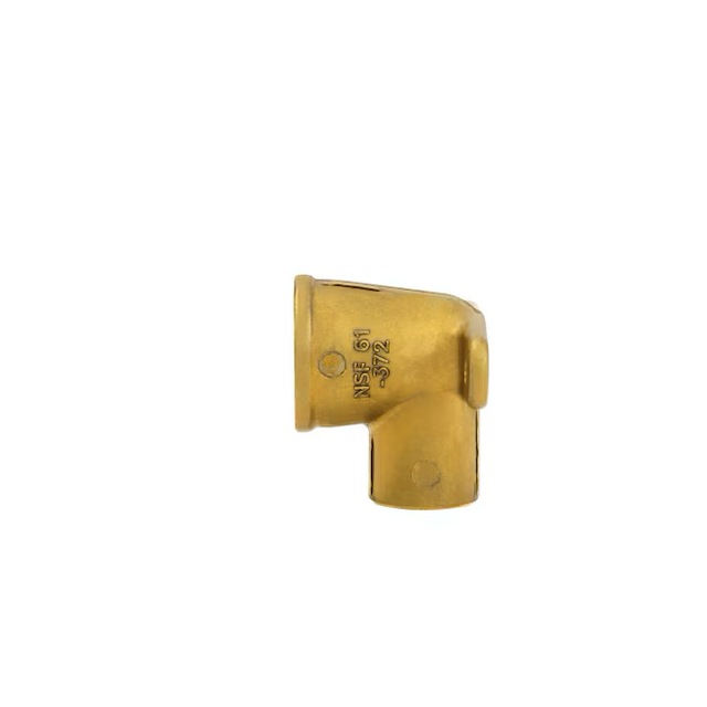 Streamline 1/2-in SWT x 1/2-in FIP Cast Brass 90-Degree Drop Ear Elbow