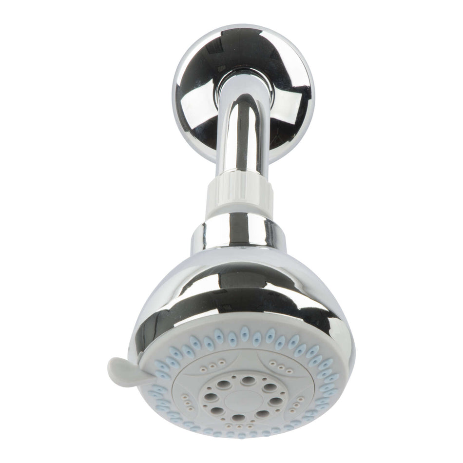 OakBrook Chrome PVC 3 settings Wallmount Showerhead 1.8 gpm