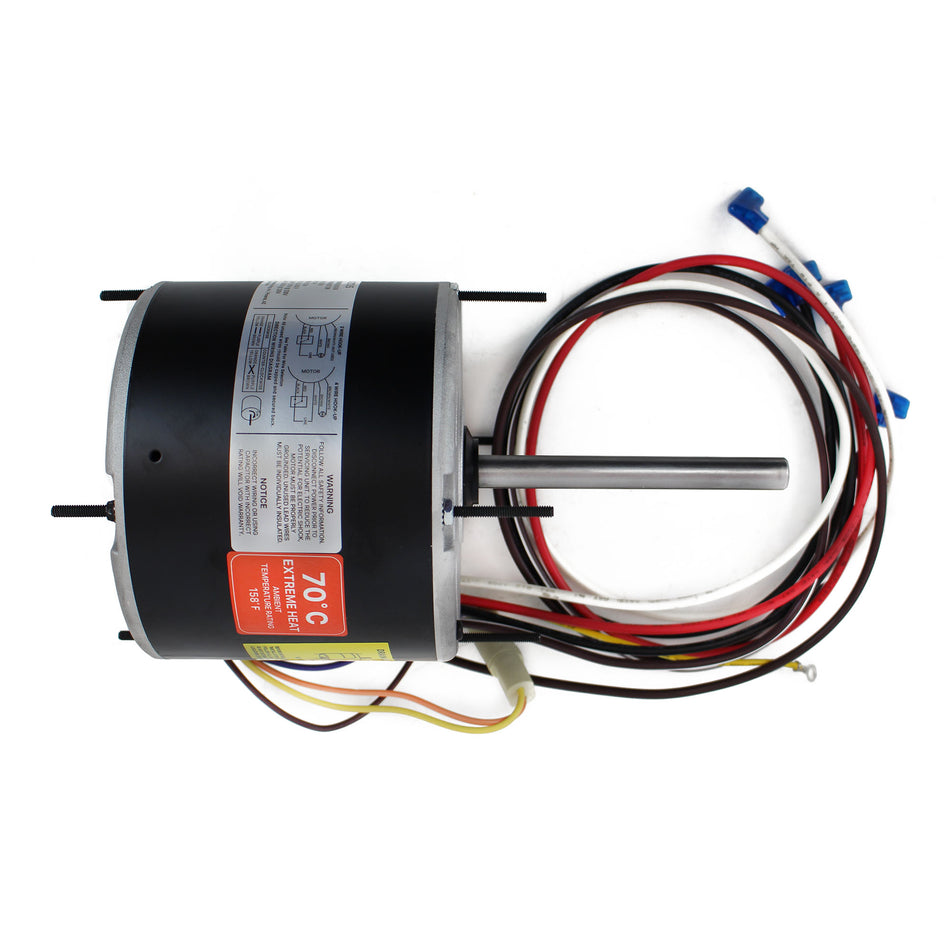 Dial 1/3-1/6 HP 2 Spd/825 RPM 70°C Condenser Fan Motor