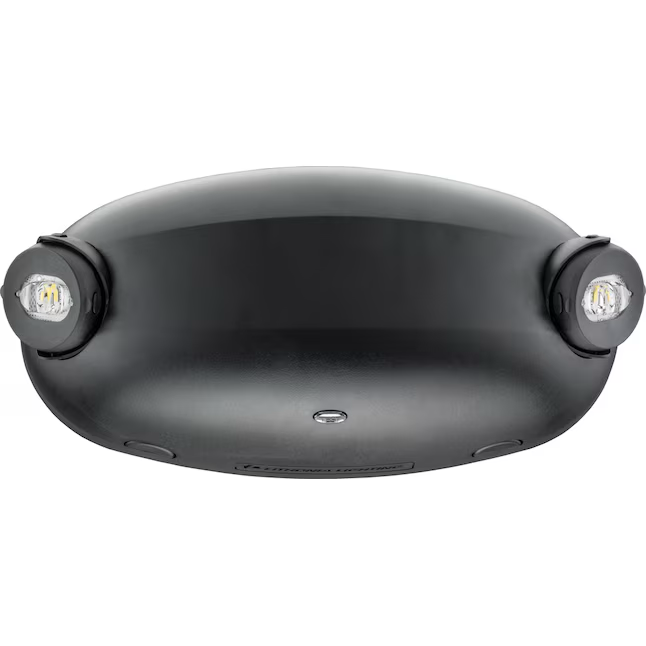 Lithonia Lighting Luz de emergencia cableada negra LED de 0,36 vatios, 120/277 voltios