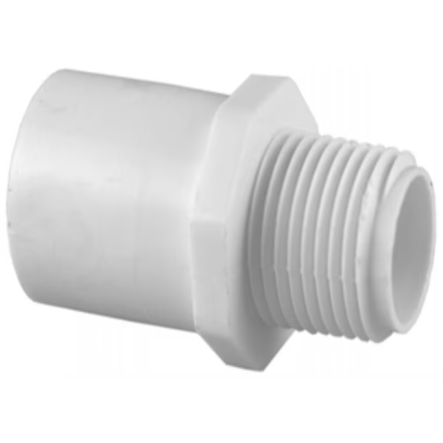 Charlotte Pipe 1/2" Schedule 40 PVC macho/hembra Riser