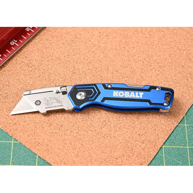 Kobalt, paquete de 3 navajas multiusos plegables con hoja de 18 mm Lockback