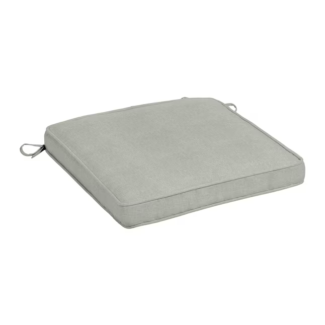 Origin 21 Cojín para silla de patio sólido gris de 20 x 20 pulgadas