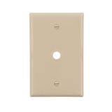 Eaton 1-Gang Midsize Ivory Polycarbonate Indoor Wall Plate