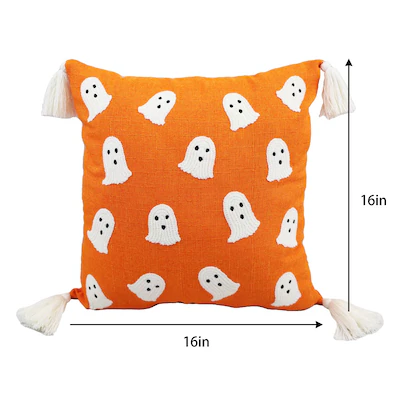 Almohada decorativa de Halloween de 16 pulgadas de Haunted Living