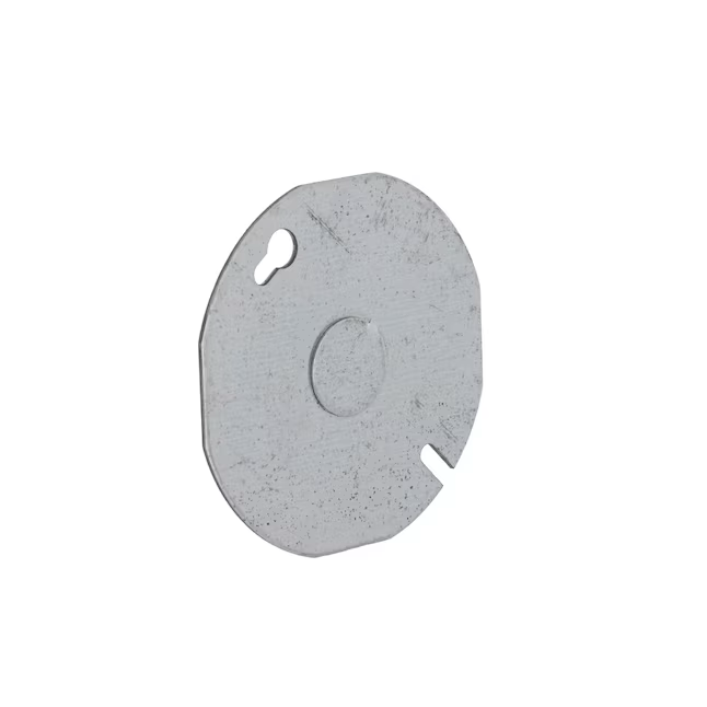 Hubbell Round Gray Metal