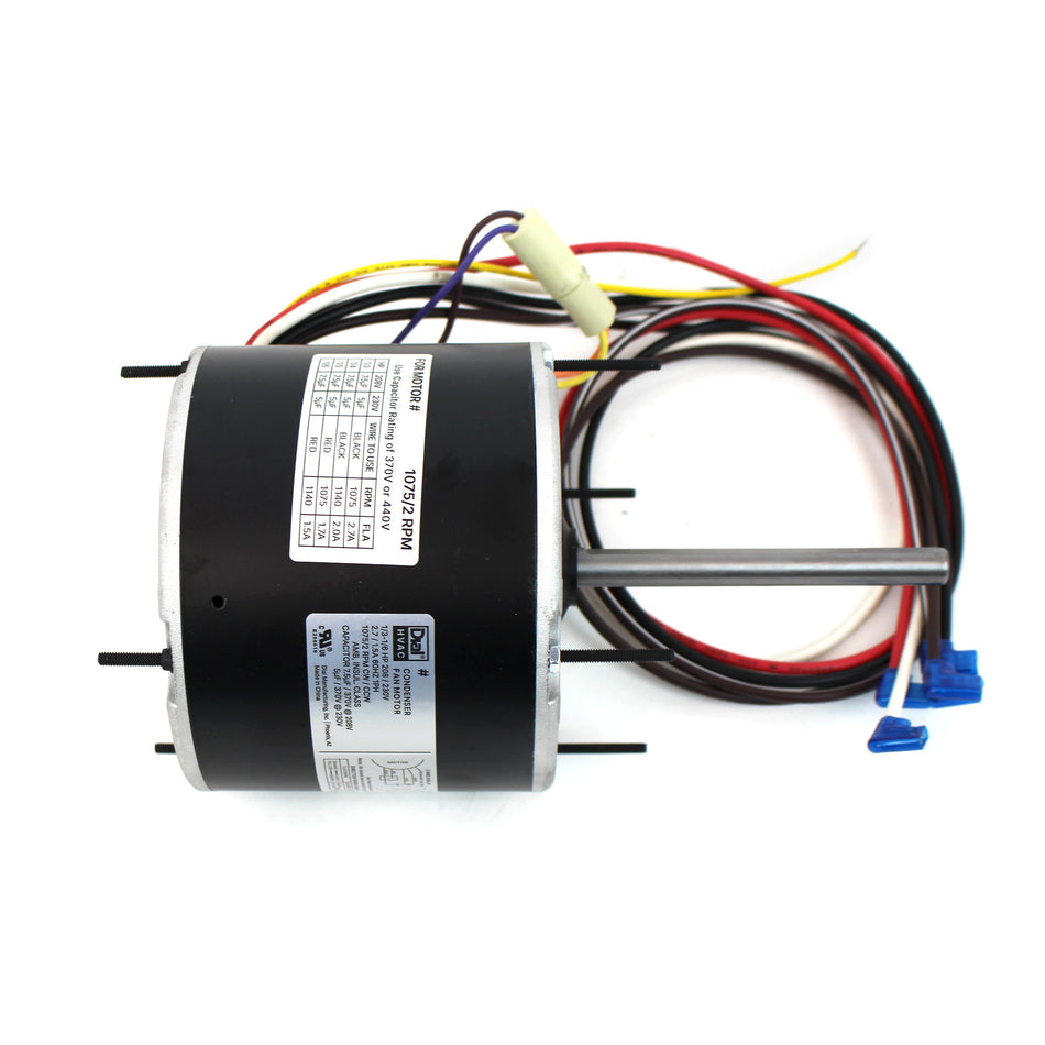 Dial 1/3-1/6 HP 2 Spd/825 RPM Condenser Fan Motor