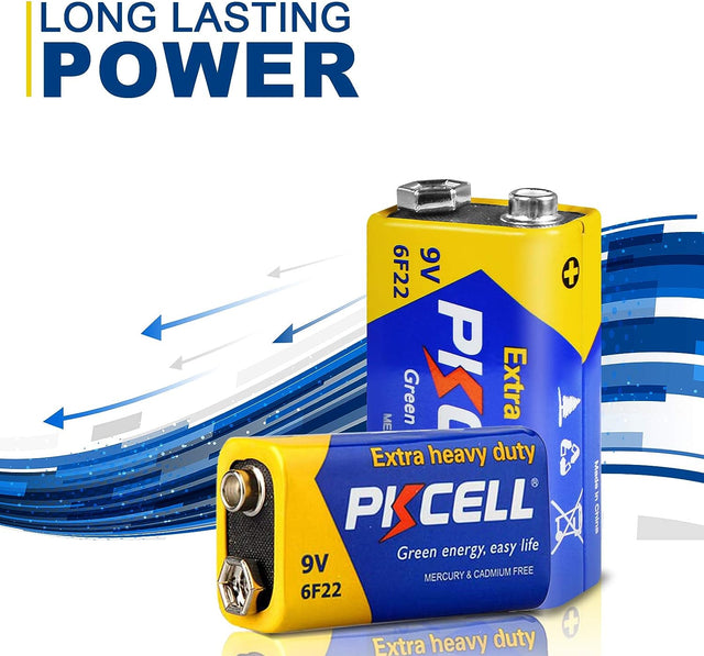 PKCELL 9-Volt Battery