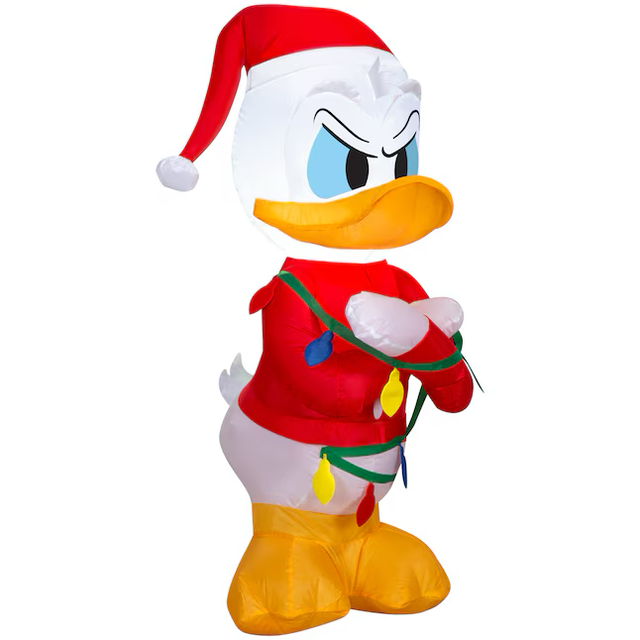 Disney 3.5-ft LED Donald Duck Christmas Inflatable