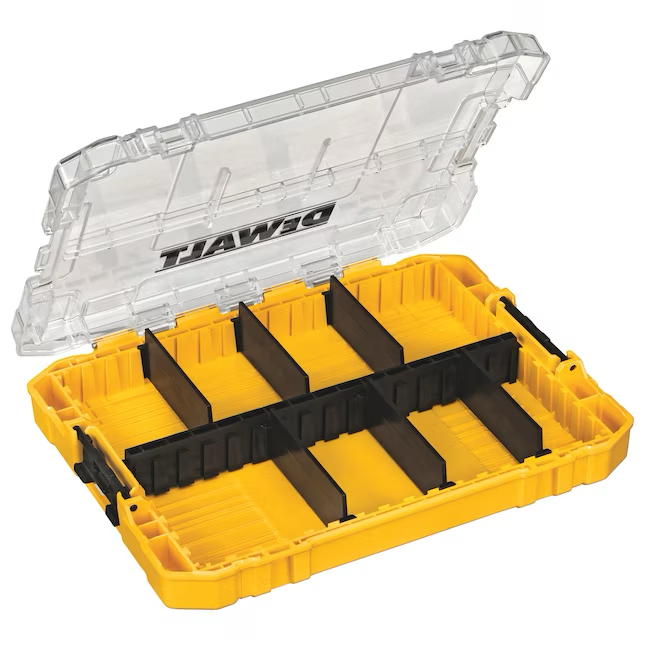 DEWALT Tough Case 6-Compartment Medium Parts Organizer