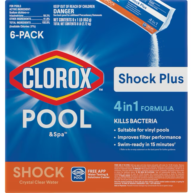 Clorox Pool&Spa 6-Pack 16-oz Pool Shock