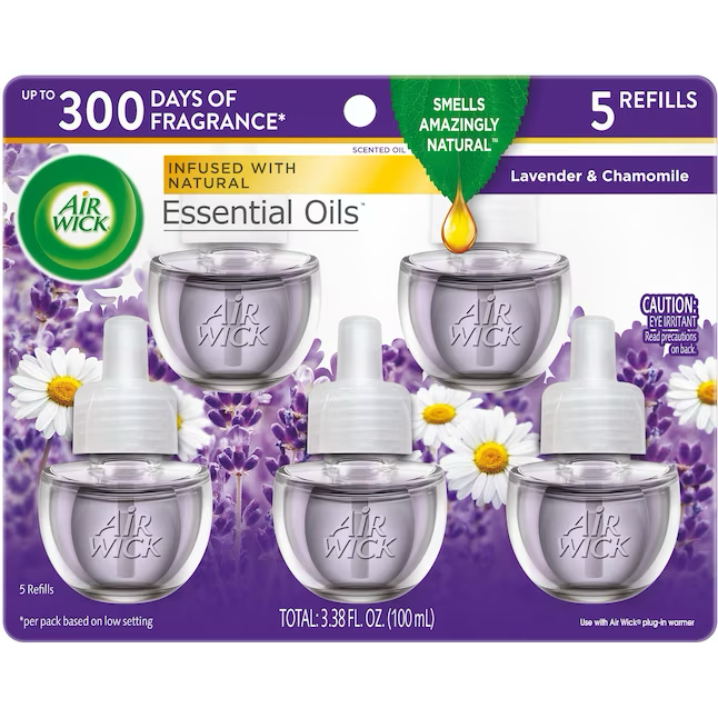 Air Wick 0.67-fl oz Lavender Refill Air Freshener (5-Pack)