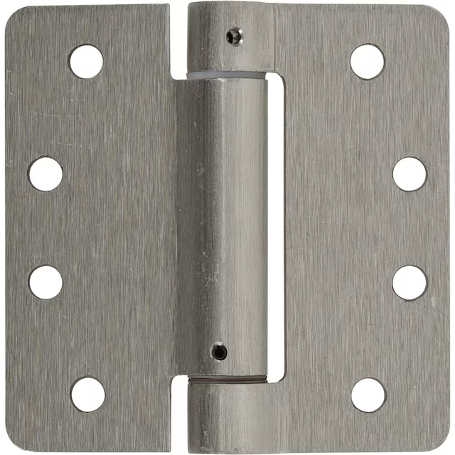 RELIABILT 4-in H x 1/4-in Radius Satin Nickel Spring Interior Door Hinge