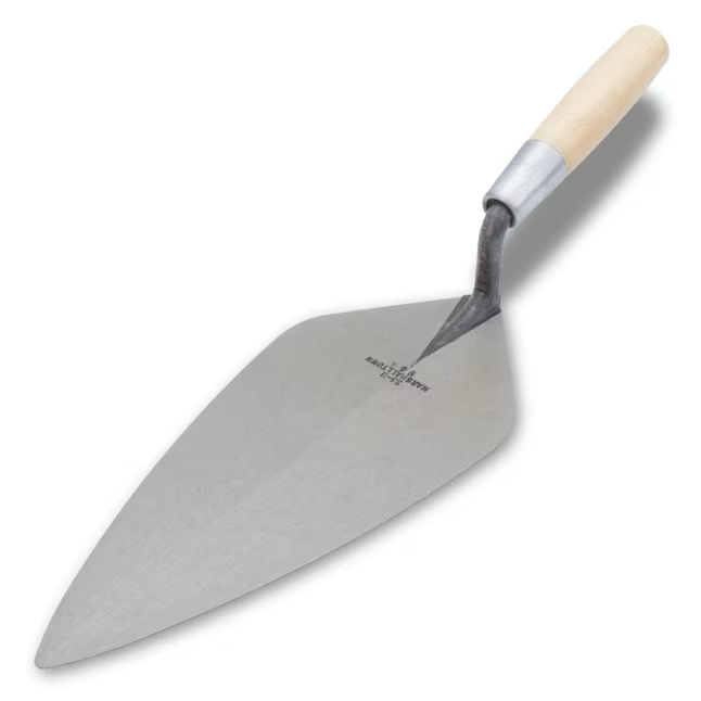 Marshalltown 10-in x 4.625-in High Carbon Steel London Trowel