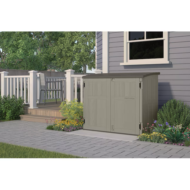 CRAFTSMAN 4-ft x 2-ft Resin Storage Shed (Floor Included)