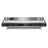 KitchenAid FREEFLEX con control superior de tercer estante Tercer estante para lavavajillas empotrado de 24 pulgadas (acero inoxidable con acabado Printshield), 44 dBA