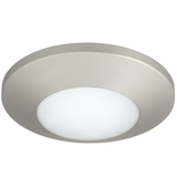 Progress Lighting 1-Light 7.5-in Brushed Nickel LED Flush Mount Light ENERGY STAR