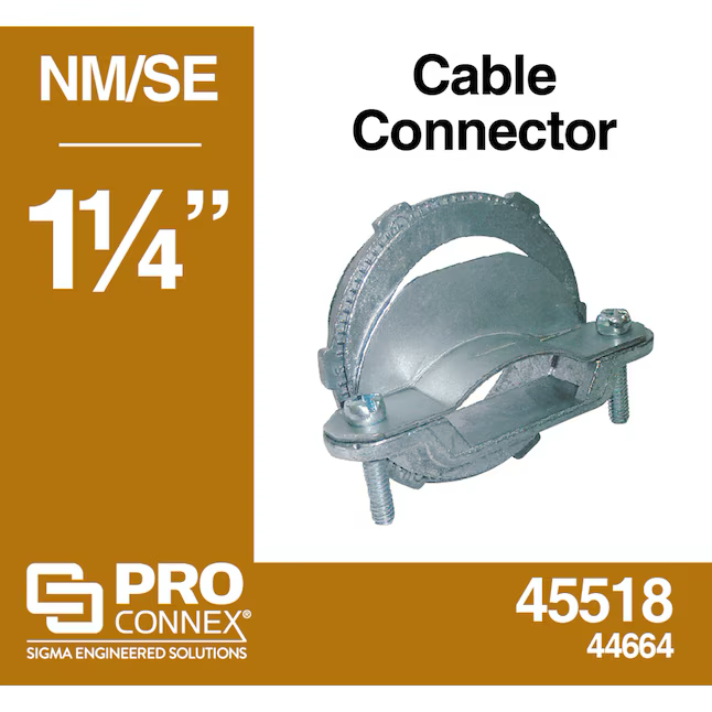 Sigma ProConnex 1-1/4-in Die Cast Zinc Clamp-on Type Service Entrance Connector Conduit Fittings