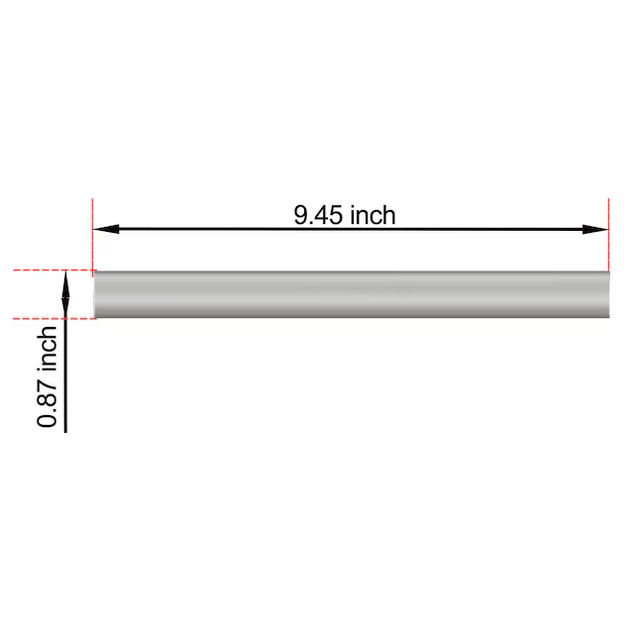 Barra de apoyo con tornillos expuestos de 9 pulgadas para montaje en pared de níquel cepillado de Allen + Roth (capacidad de peso de 300 lb)