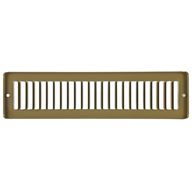 RELIABILT 12-in x 2-in Steel Brown Toe Space Grille