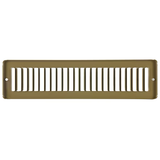 RELIABILT 12-in x 2-in Steel Brown Toe Space Grille