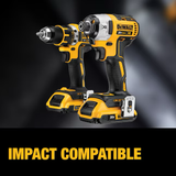 Juego de puntas de destornillador TOUGH GRIP de DEWALT (55 piezas)