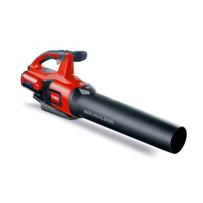 Toro Flex-Force Soplador de hojas de mano con batería de 60 voltios máx., 565 CFM, 110 MPH, 2 Ah (batería y cargador incluidos)