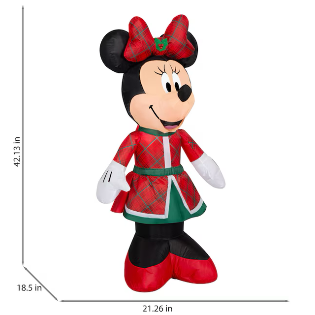 Disney 3.5-ft LED Minnie Mouse Christmas Inflatable