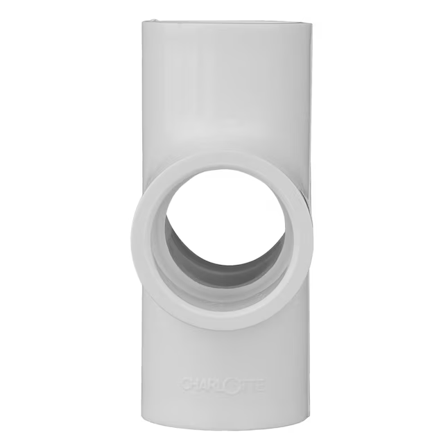 Charlotte Pipe 1-in. White PVC SCH40 Cross Tee for Pressure Applications