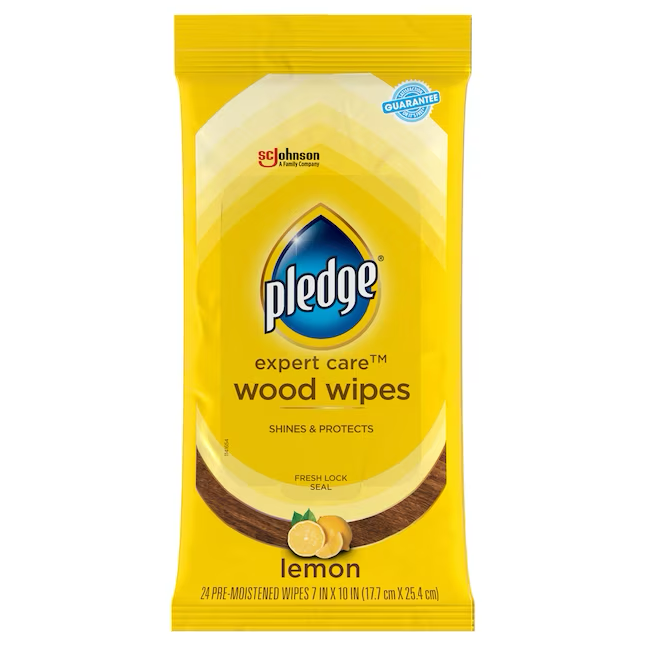 Pledge Enhancing Wipes Reinigungspad für Möbel aus Zitronenholz, 24 Stück