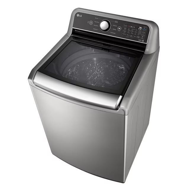 LG TurboWash 5,5 Kubikfuß hocheffiziente Impeller-Toplader-Waschmaschine (Graphitstahl), ENERGY STAR