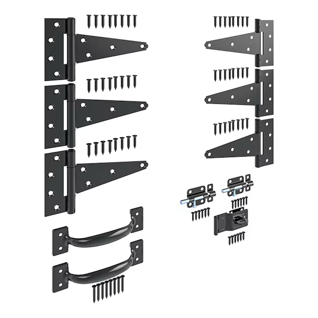 National Hardware N166-006 Schuppen-Bausatz in Schwarz