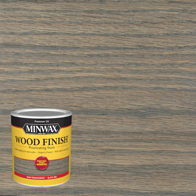 Minwax  Wood Finish Oil-Based Slate Semi-Transparent Interior Stain (1-Quart)