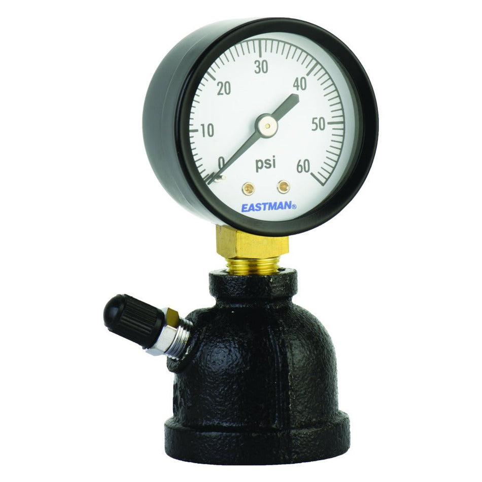 Eastman Bell Type Test Gauge – 1″ FIP 0-60 PSI